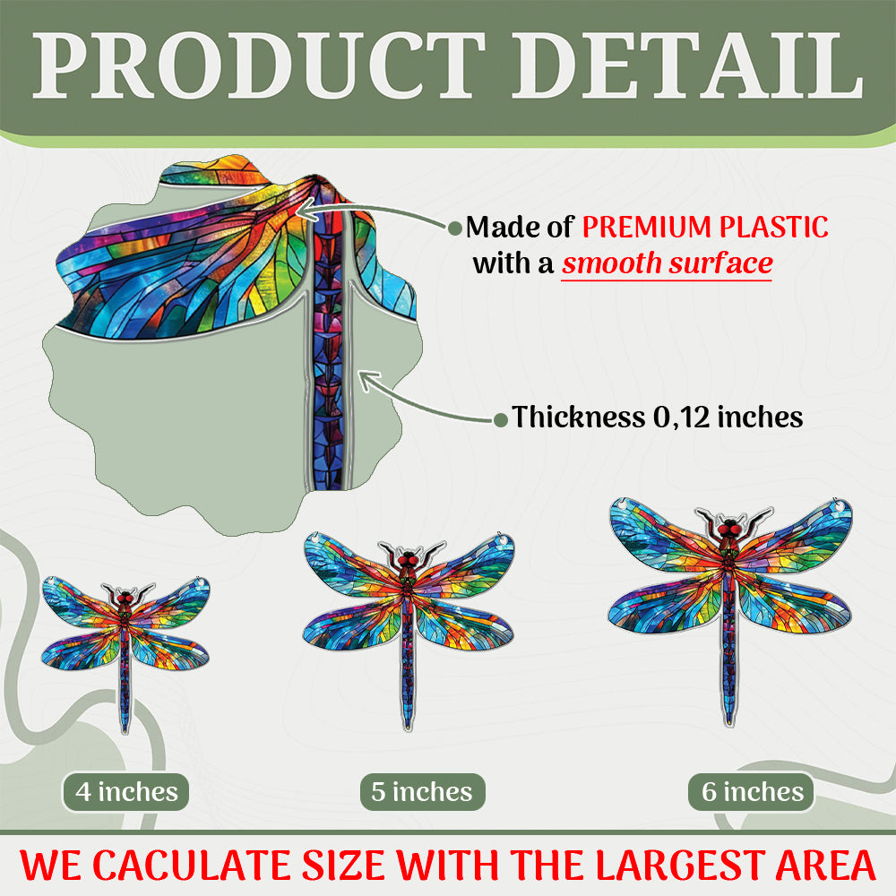 Personalized Dragonfly acrylic Christmas ornament by Foswick