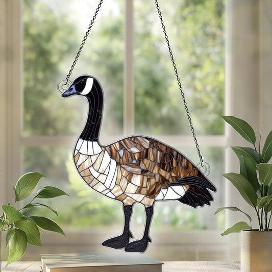Personalized Canada Goose acrylic Christmas ornament by Foswick