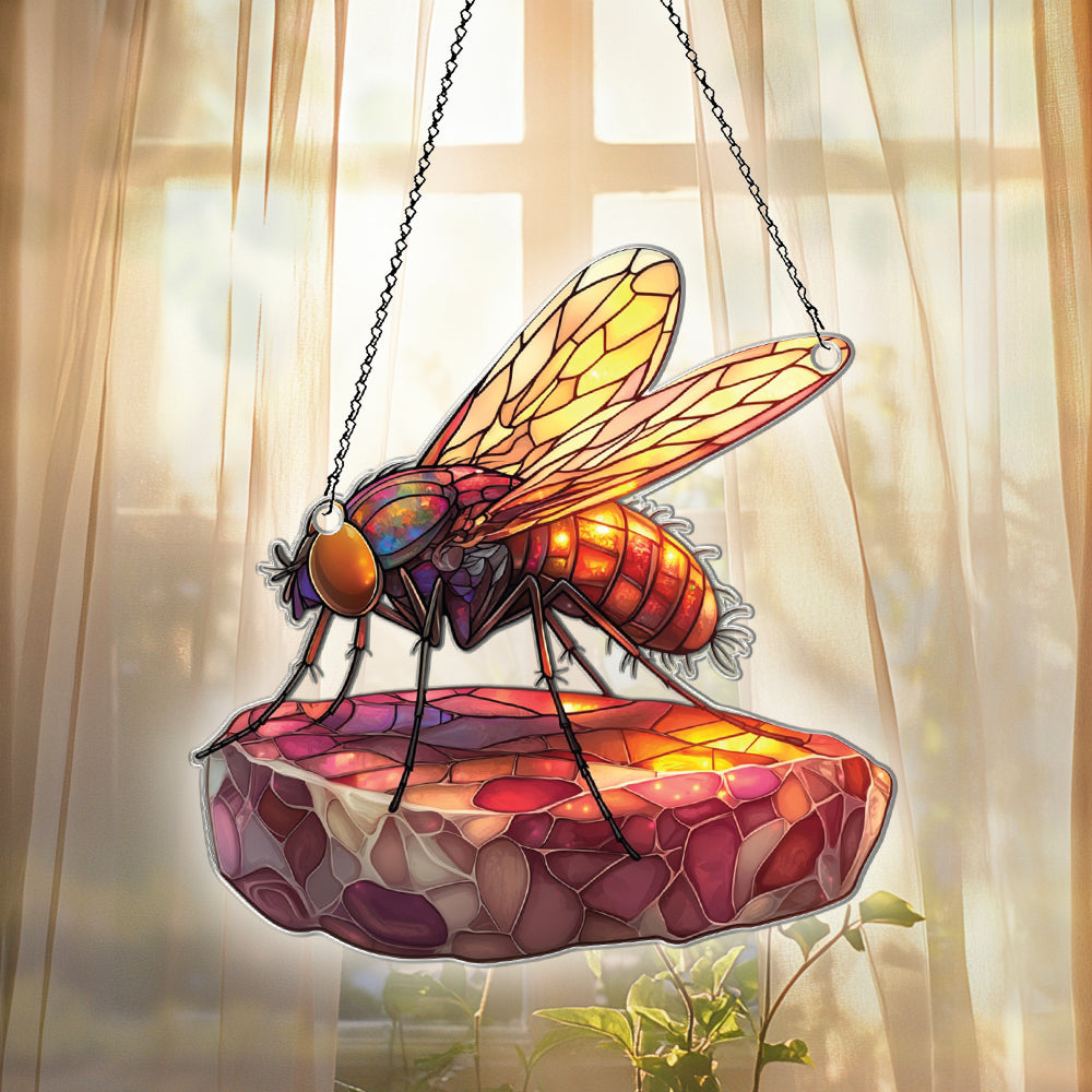 Personalized Fly acrylic Christmas ornament by Foswick