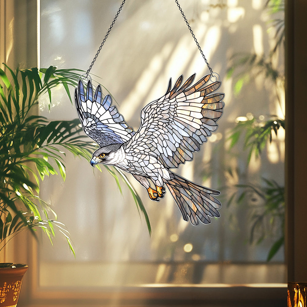 Personalized Falcon acrylic Christmas ornament by Foswick