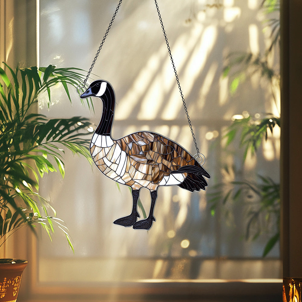 Personalized Canada Goose acrylic Christmas ornament by Foswick