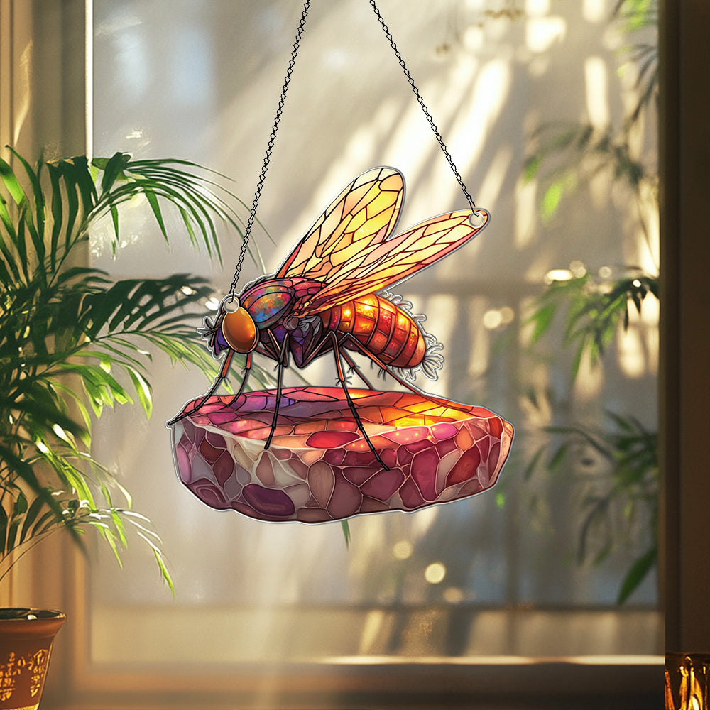 Personalized Fly acrylic Christmas ornament by Foswick