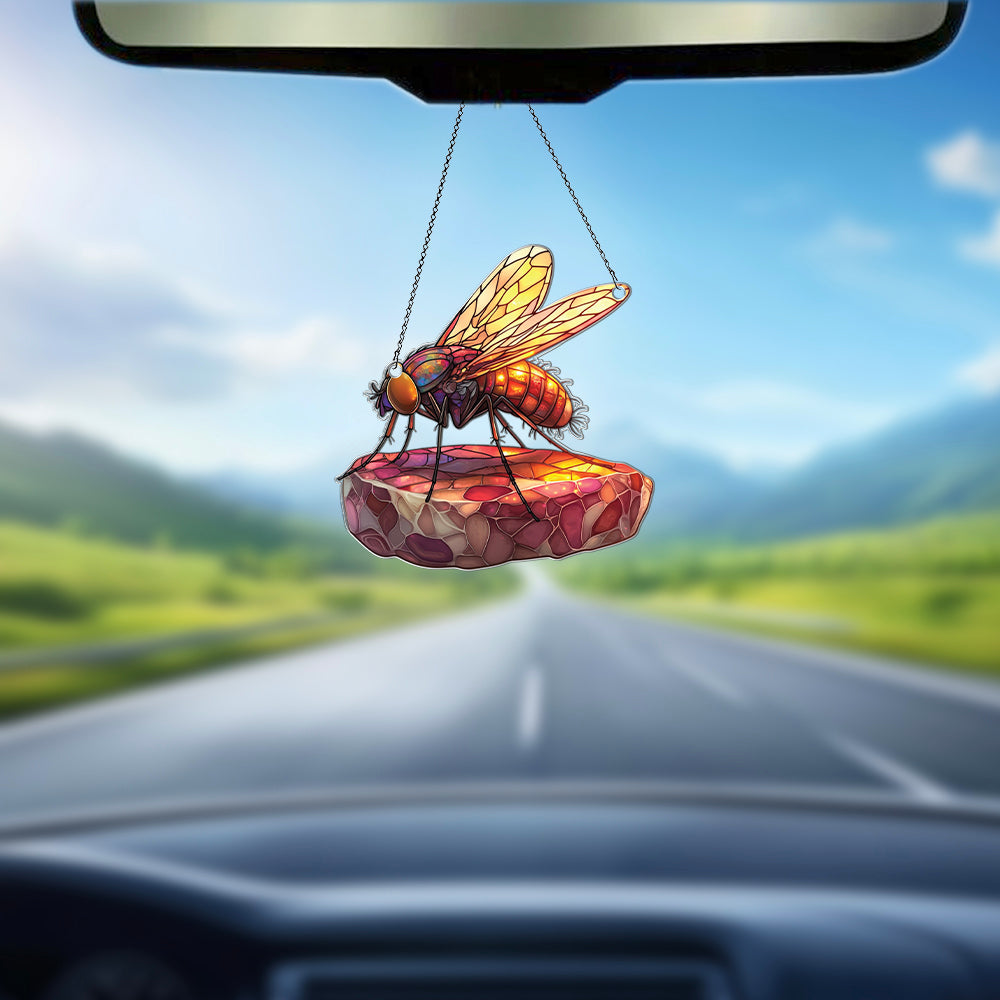 Personalized Fly acrylic Christmas ornament by Foswick
