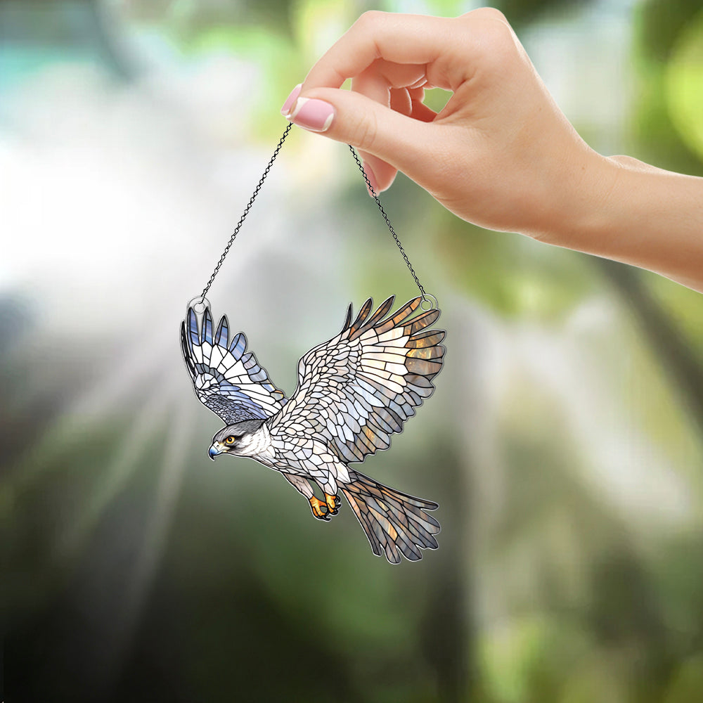 Personalized Falcon acrylic Christmas ornament by Foswick