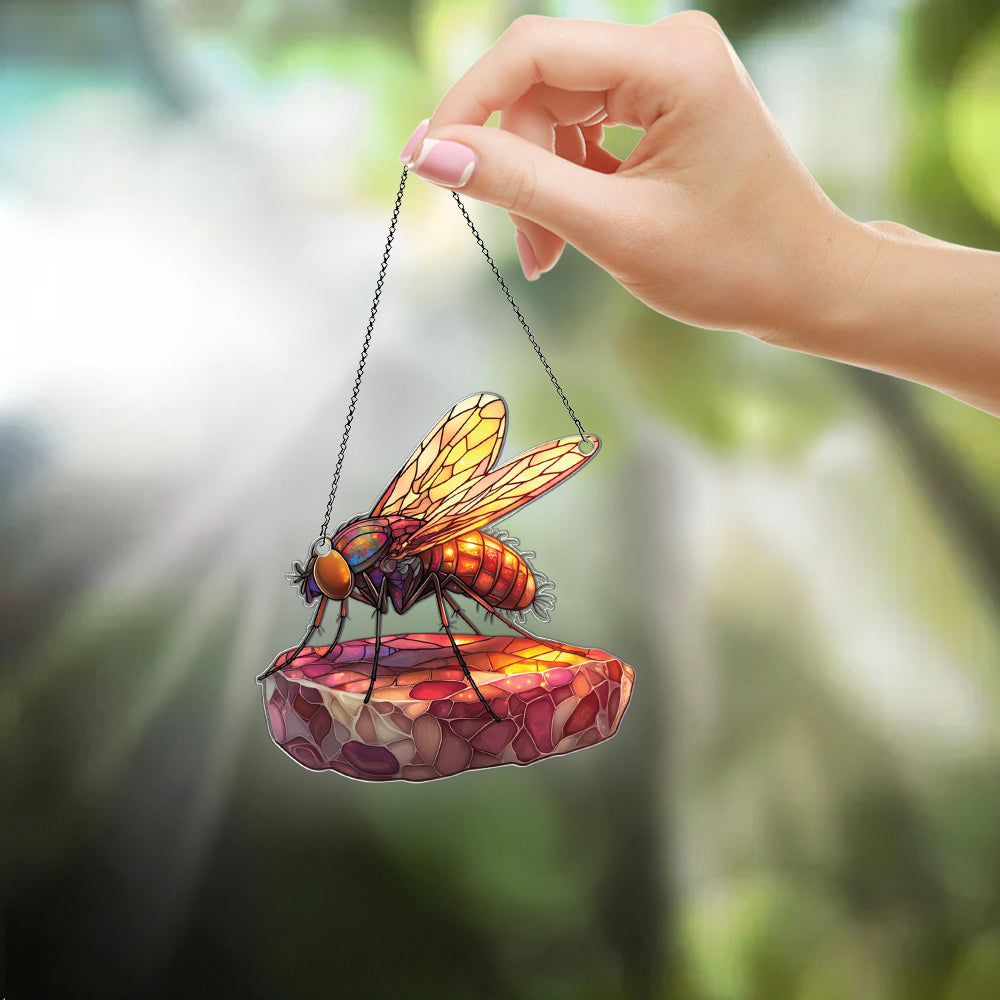 Personalized Fly acrylic Christmas ornament by Foswick