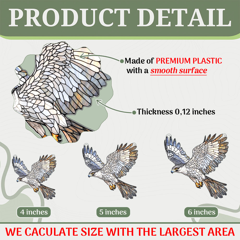 Personalized Falcon acrylic Christmas ornament by Foswick