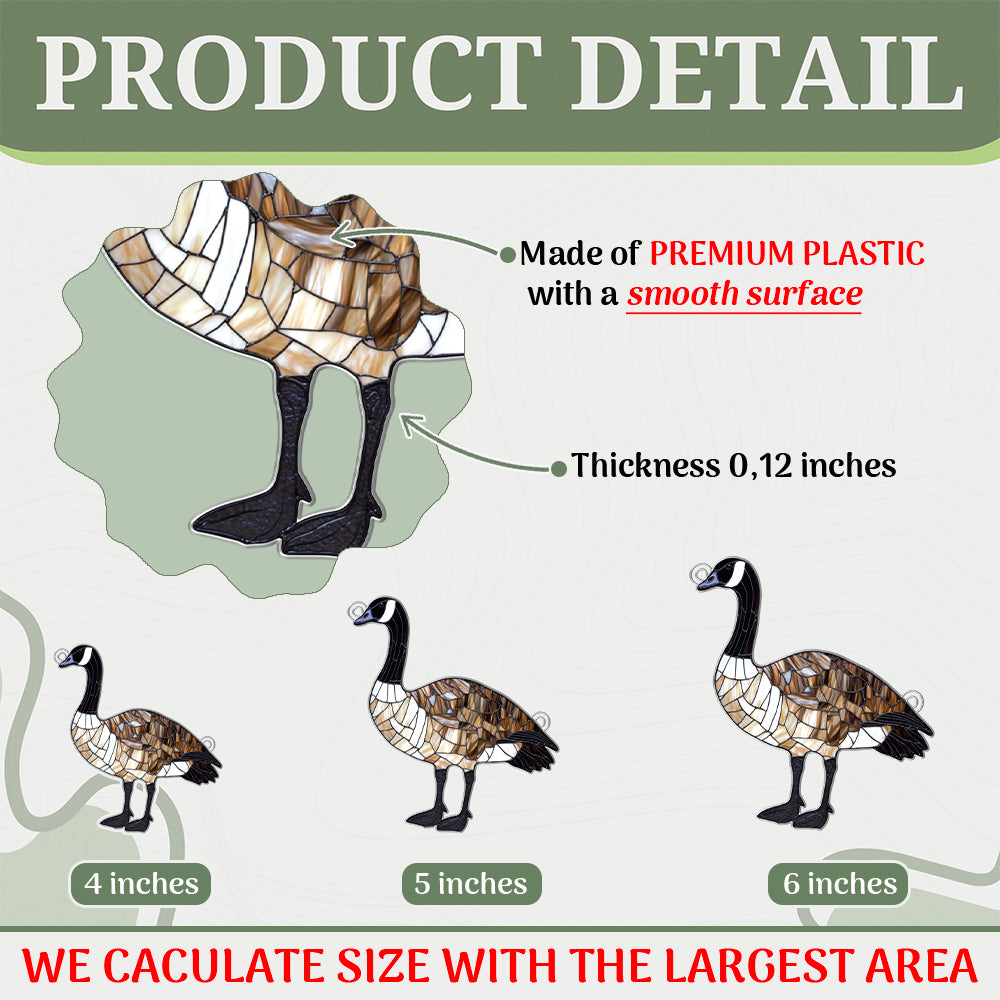 Personalized Canada Goose acrylic Christmas ornament by Foswick