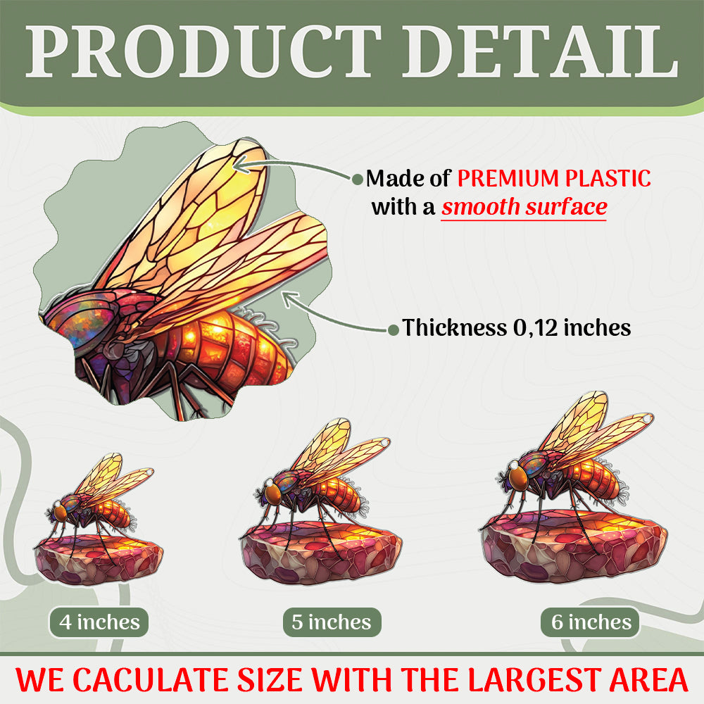 Personalized Fly acrylic Christmas ornament by Foswick